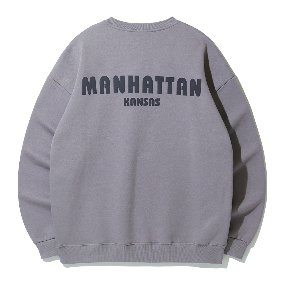 맨해튼 오버핏 맨투맨 티셔츠 MRL996 (4color)